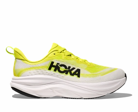 HOKA Men's Skyflow - NEON HOKA CITRUS / NEON WHITE Shoes At Academy Sports