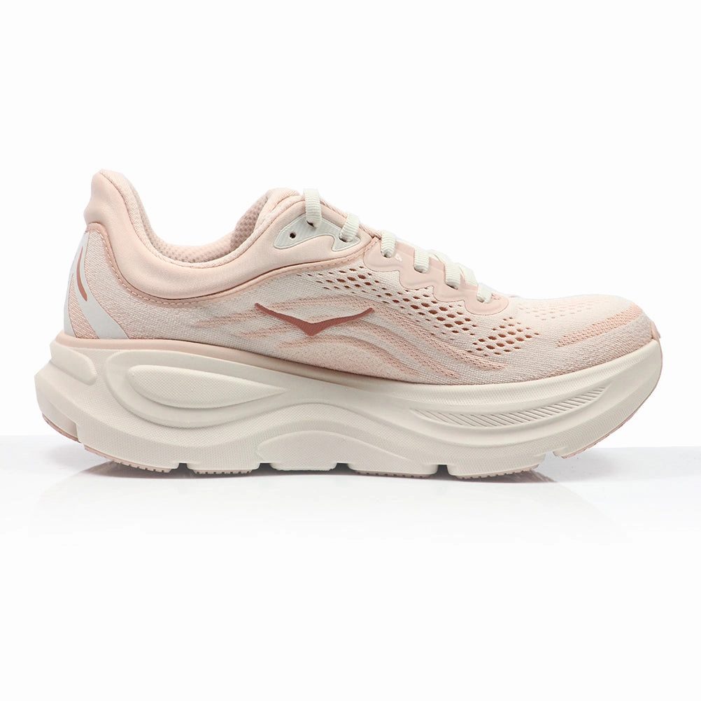 Hoka One One Bondi 9 Women's Running Shoe - Rose Latte/Rose Cream Hibbett Sports