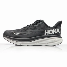 Hoka One One Clifton 9 Women's Running Shoe - Black/White Weight Of Shoes