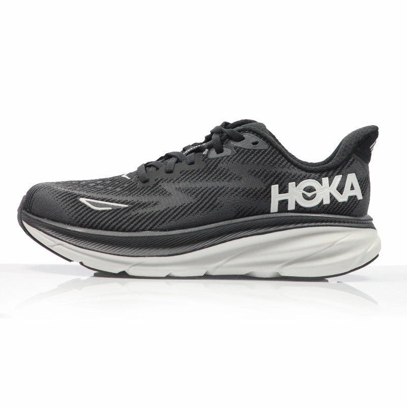 Shoes Lifetime Warranty Hoka One One Clifton 9 Women's Running Shoe - Black/White