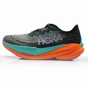 Best Super Trainer Running Shoes Hoka One One Mach X 2 Women's Running Shoe - Black/Electric Aqua