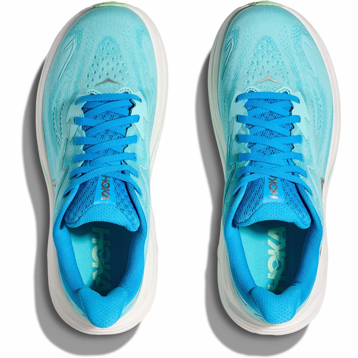 Kids' Shoes Hoka Clifton 10 Running Shoes - Womens - Skyward Blue/Cielo Blue