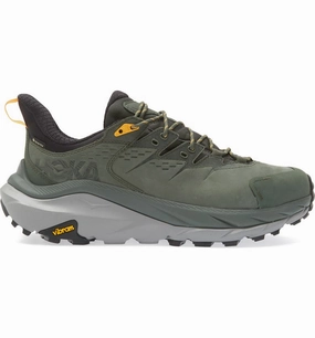 Men's Hoka Kaha 2 Low GTX, Thyme/Radiant Yellow, 9.5 D Medium Shoes Eu