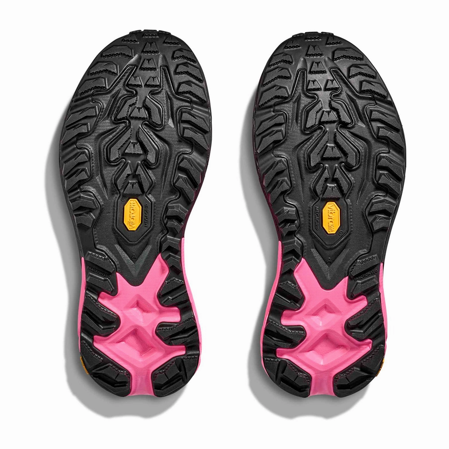 Men's Mafate 5 Trail Running Shoes Neon Rose / Black Made In