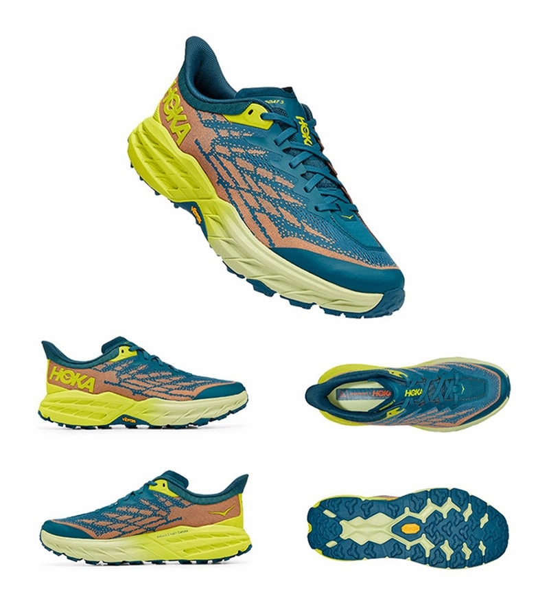 Shoes Sale For Black Friday HOKA SPEEDGOAT 5 Men's Running Shoes Outdoor Trail Non-slip or Hiking / FREE Shipping