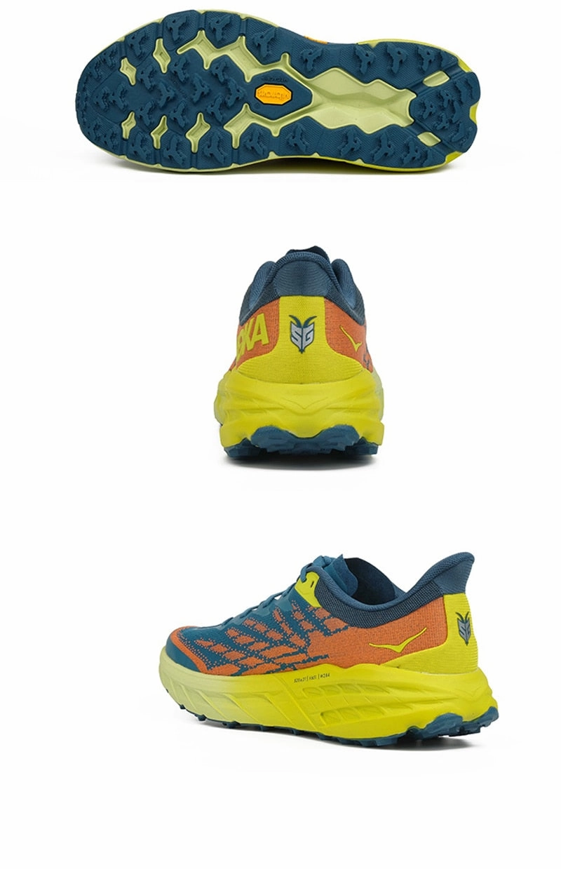 HOKA SPEEDGOAT 5 Men's Running Shoes Outdoor Trail Non-slip or Hiking / FREE Shipping Shoes Rockwall