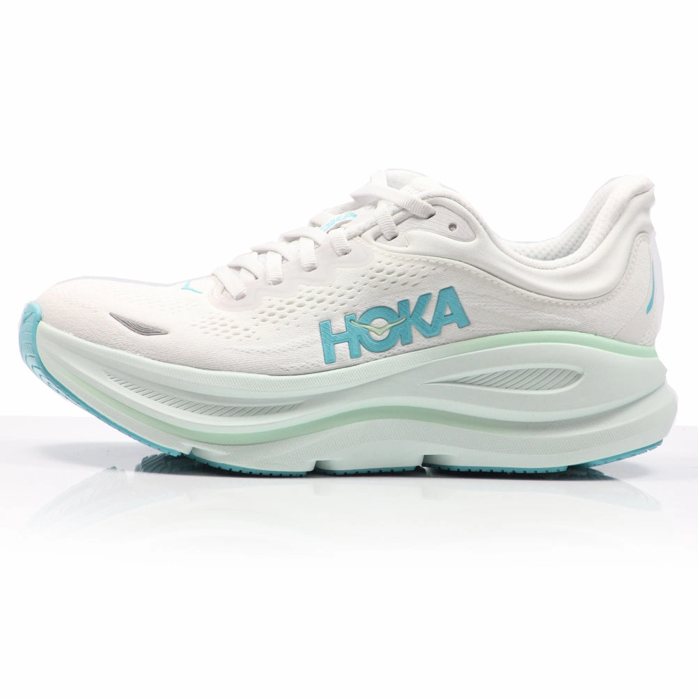 Shoes At Scheels Hoka One One Bondi 9 Women's Running Shoe - Frost/Cielo Blue