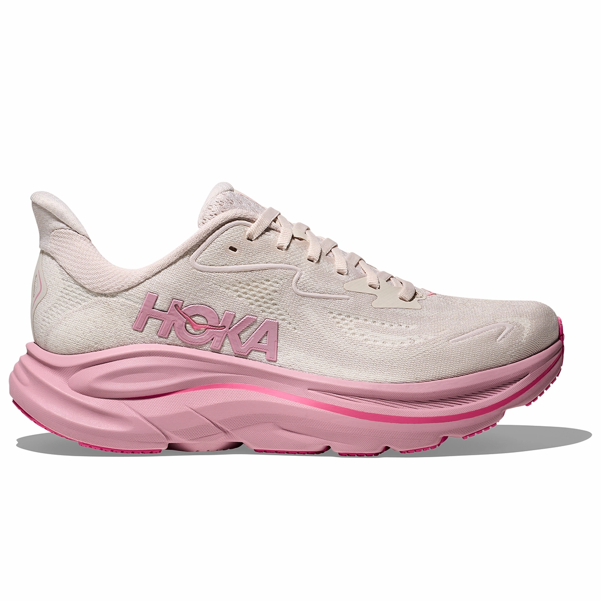 Shoes Womens Bondi Hoka Clifton 10 Running Shoes - Womens - Rose Cream/Dried Rose