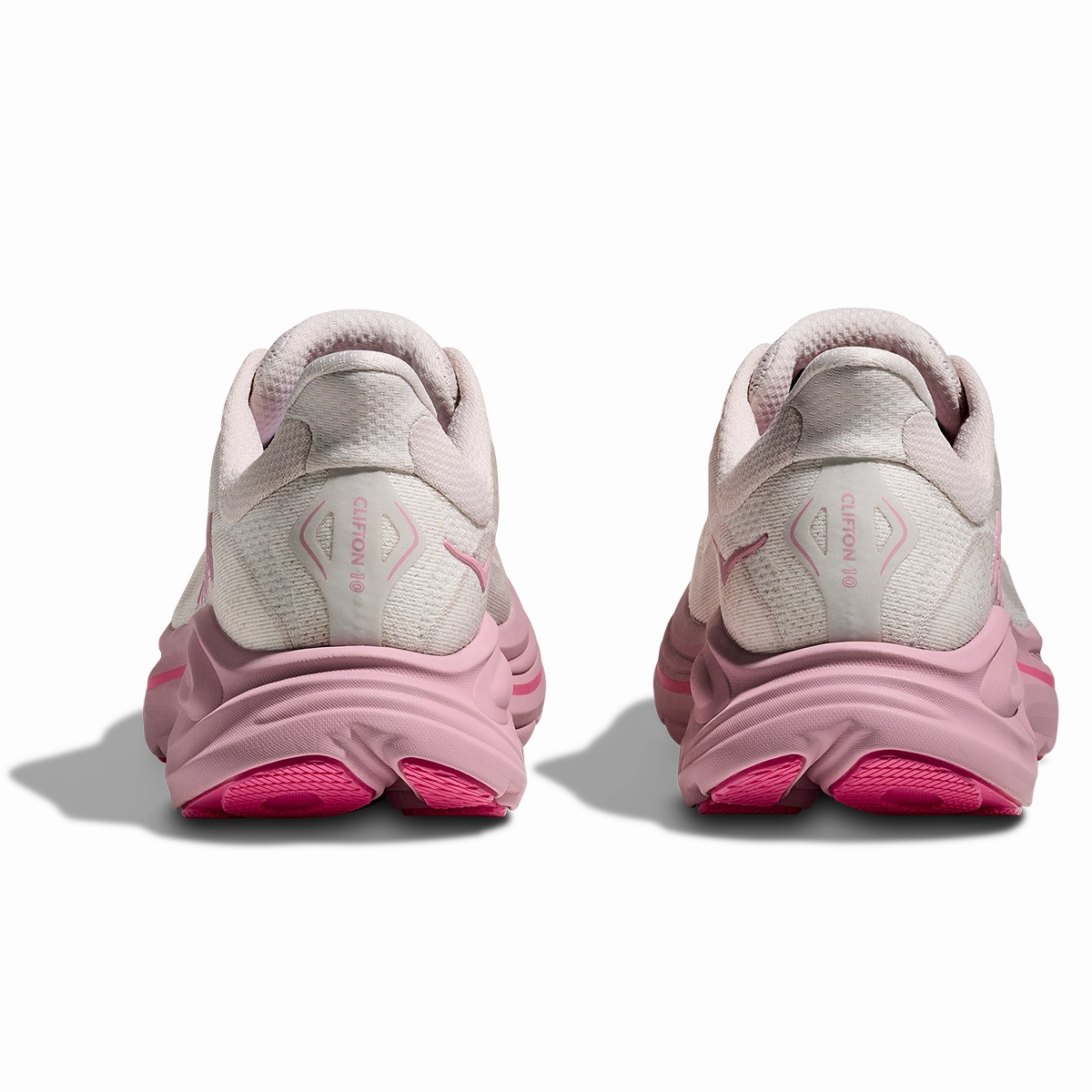 Hoka Clifton 10 Running Shoes - Womens - Rose Cream/Dried Rose Shoes Country