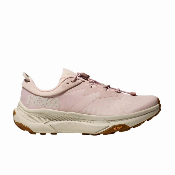 HOKA Women's Transport Cosmic Pearl/Oat Milk/Pink Best Wide Shoes