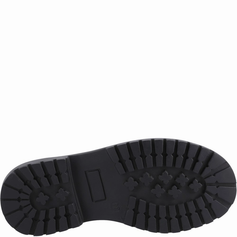 Hush Puppies Abigail Patent XL Senior School Shoes