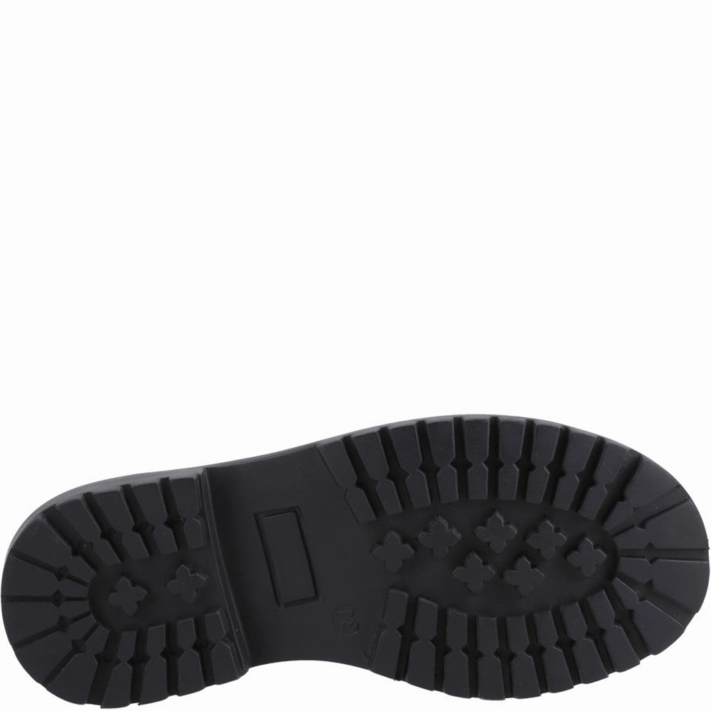 Doc Loafers Hush Puppies Abigail Patent XL Senior School Shoes