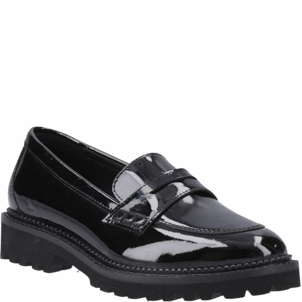 Hush Puppies Grazia Loafer Patent Junior School Shoes Streetwear Loafers