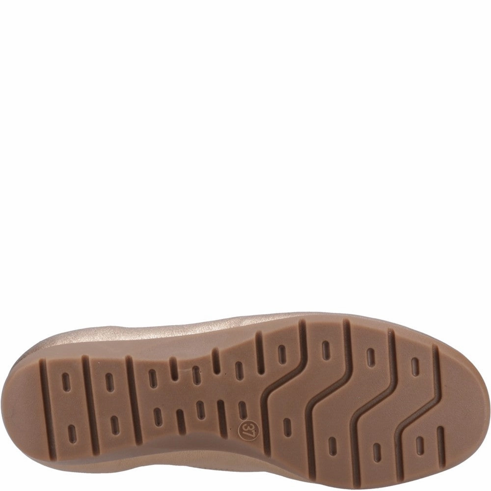 Hush Puppies Skylar Ballerina Shoes Studded Loafers