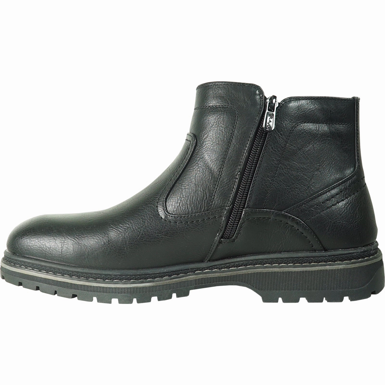 BRAVO Men Boot MARK-4 Casual Winter Fur Boot - Waterproof Black Carolina Work Boots