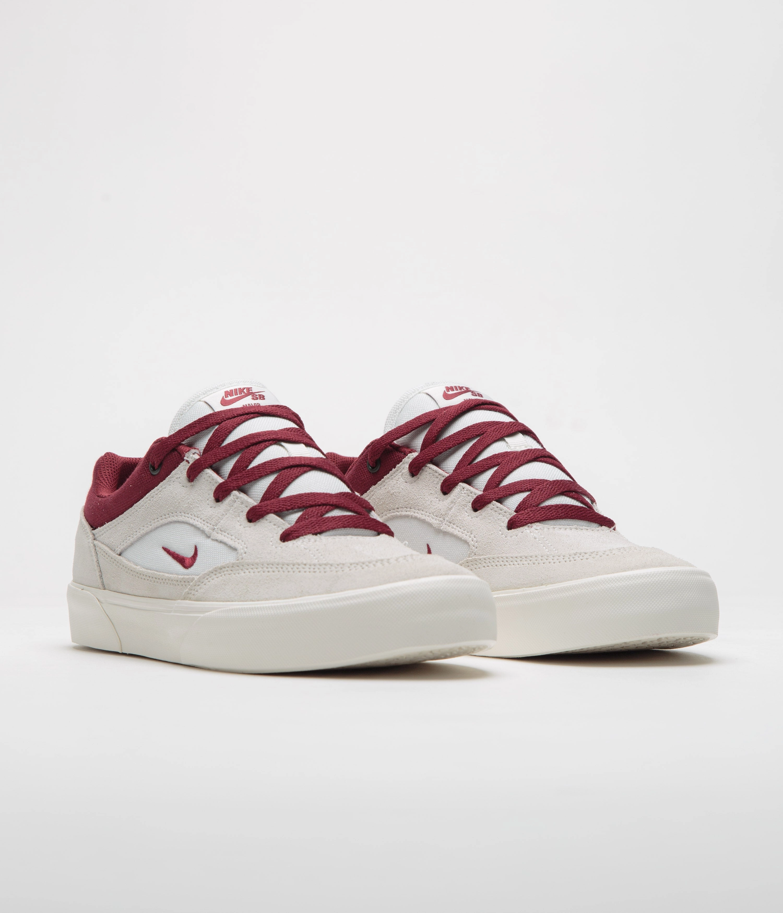 Nike SB Malor Shoes - Summit White / Team Red - Phantom - Sail Junior Seau Shoes Nike