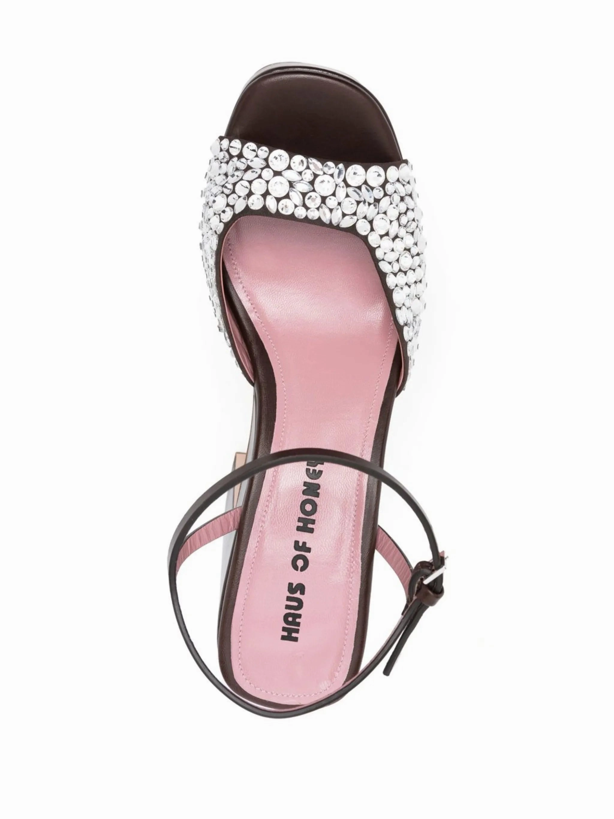 Mt Sandals crystal-embellished platform sandals