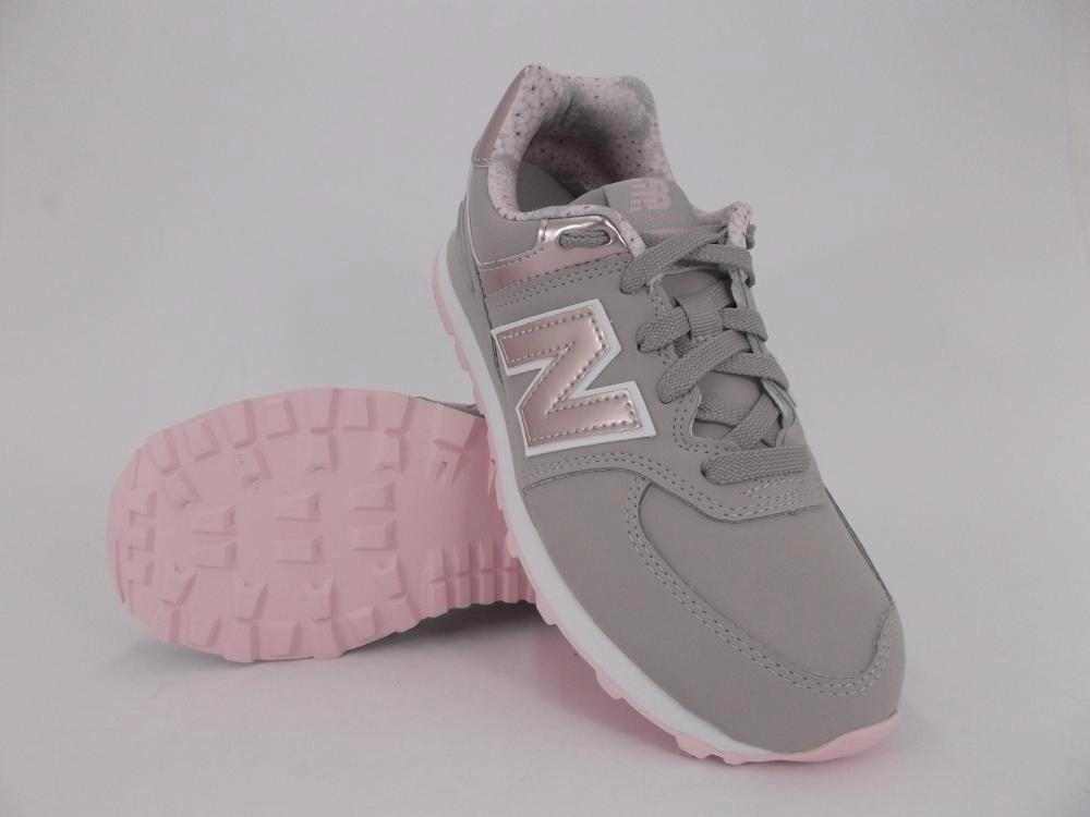 Lightweight Sneakers New Balance sneakers da ragazza KL574F1G beige gold