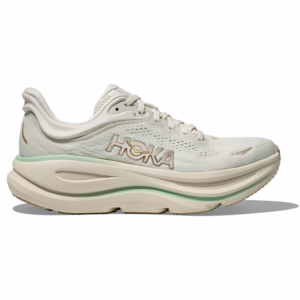 Bondi B Hoka Bondi 9 Truffle Salt/Sea Glass Running Shoe (Women's)