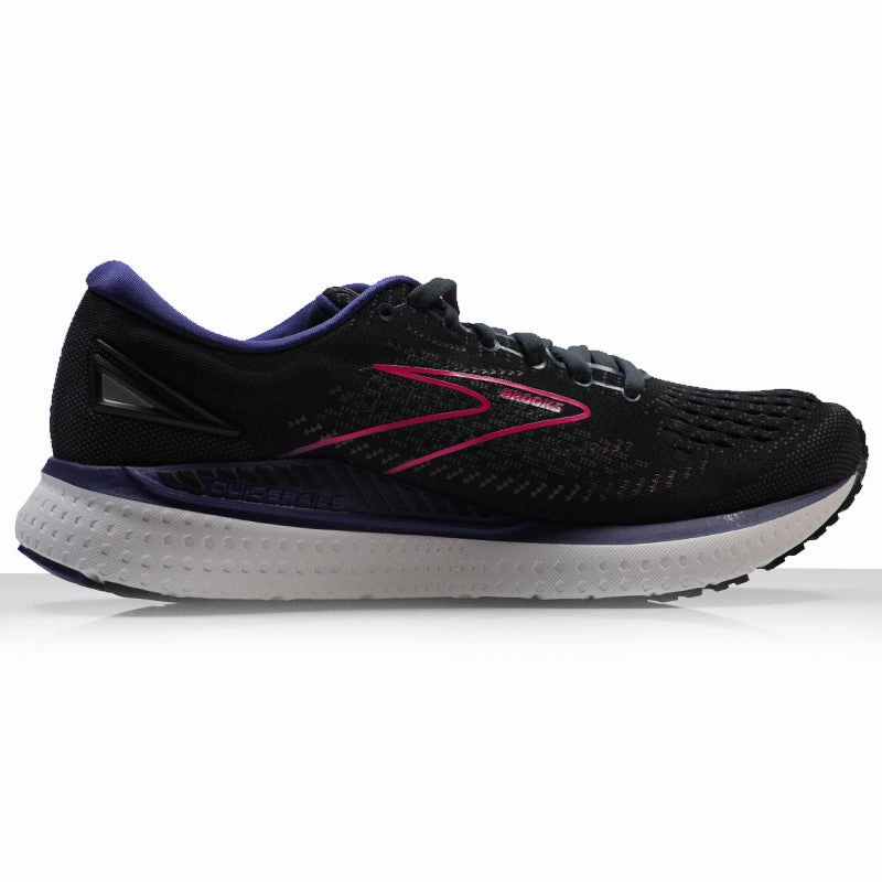 Brooks Glycerin GTS 19 Women's Running Shoe - Black/Ebony/Pink Running Shoed
