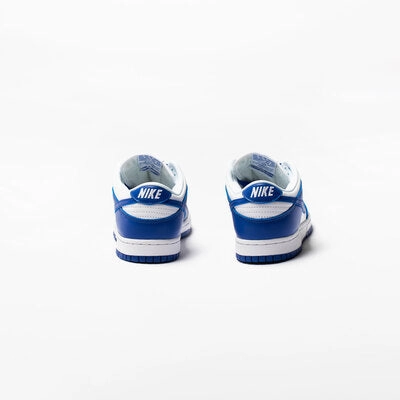Nike Old Basketball Shoes Dunk Low Kentucky Mens Lifestyle Shoe - White/Blue Limit One Per Customer