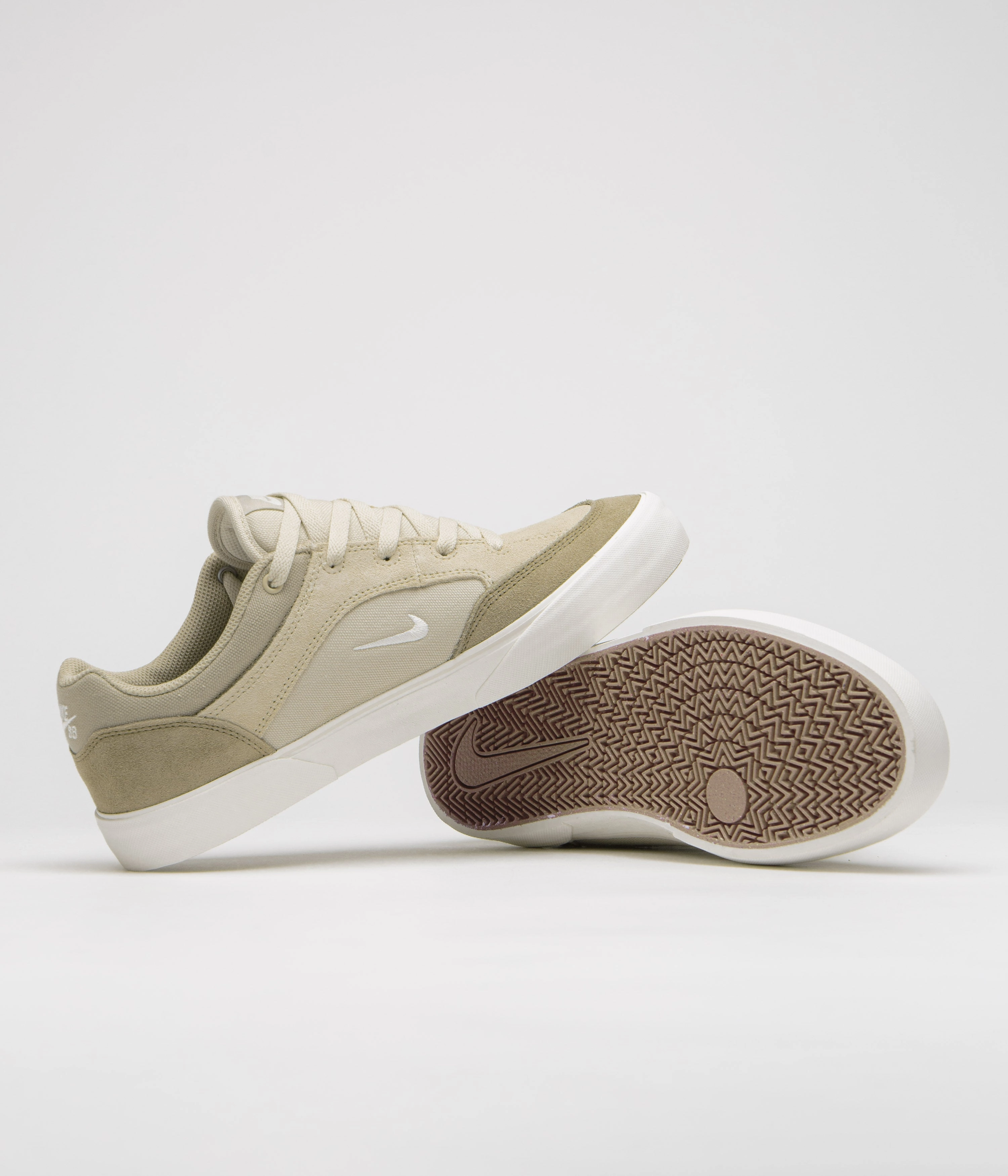 Philadelphia Eagles Nike Shoes Nike SB Malor Shoes - Light Khaki / Pale Ivory - Neutral Olive