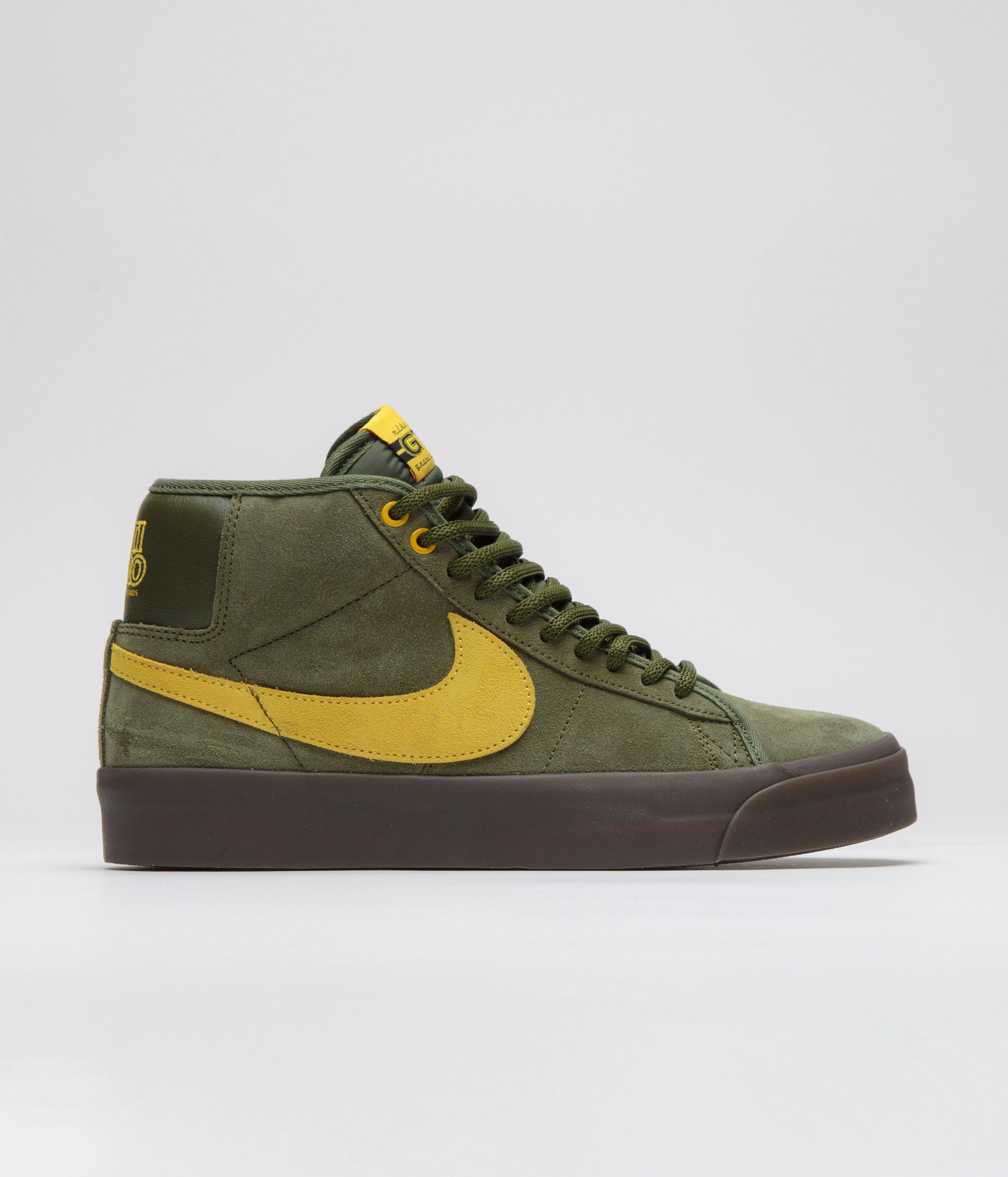 Nike SB x Antihero Blazer Mid Shoes - Rough Green / Amarillo - Rough Green Nike Shoes Different Types