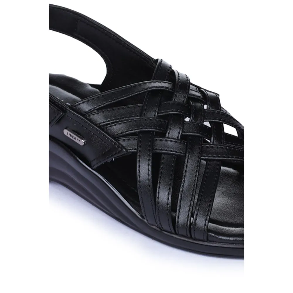 Sandals Comfy Coolers Formal (Black) Sandals For Men 7123-84 By Liberty