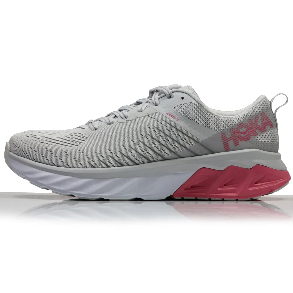 Running On Road Shoes Hoka One One Arahi 3 Women's Running Shoe - Nimbus Cloud/Confetti