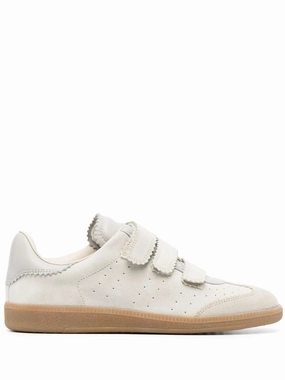 Beth low-top leather sneakers Embroidered Shoes Flats