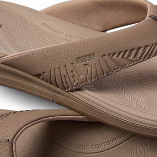 REEF Offshore Sandal-Fossil/Tan Peep Toe Sandals