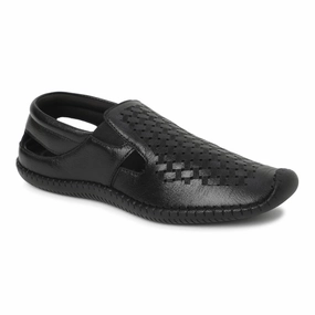 Healers By Liberty OSL-55 Casual Sandal For Mens (Black) Sari Sandals