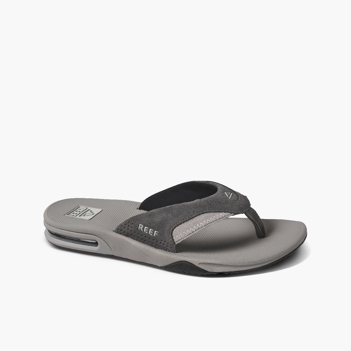REEF Fanning Sandal-Grey Suede Madden