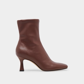 GLAMOR BOOTS CHOCOLATE STELLA Tan Ankle Boots