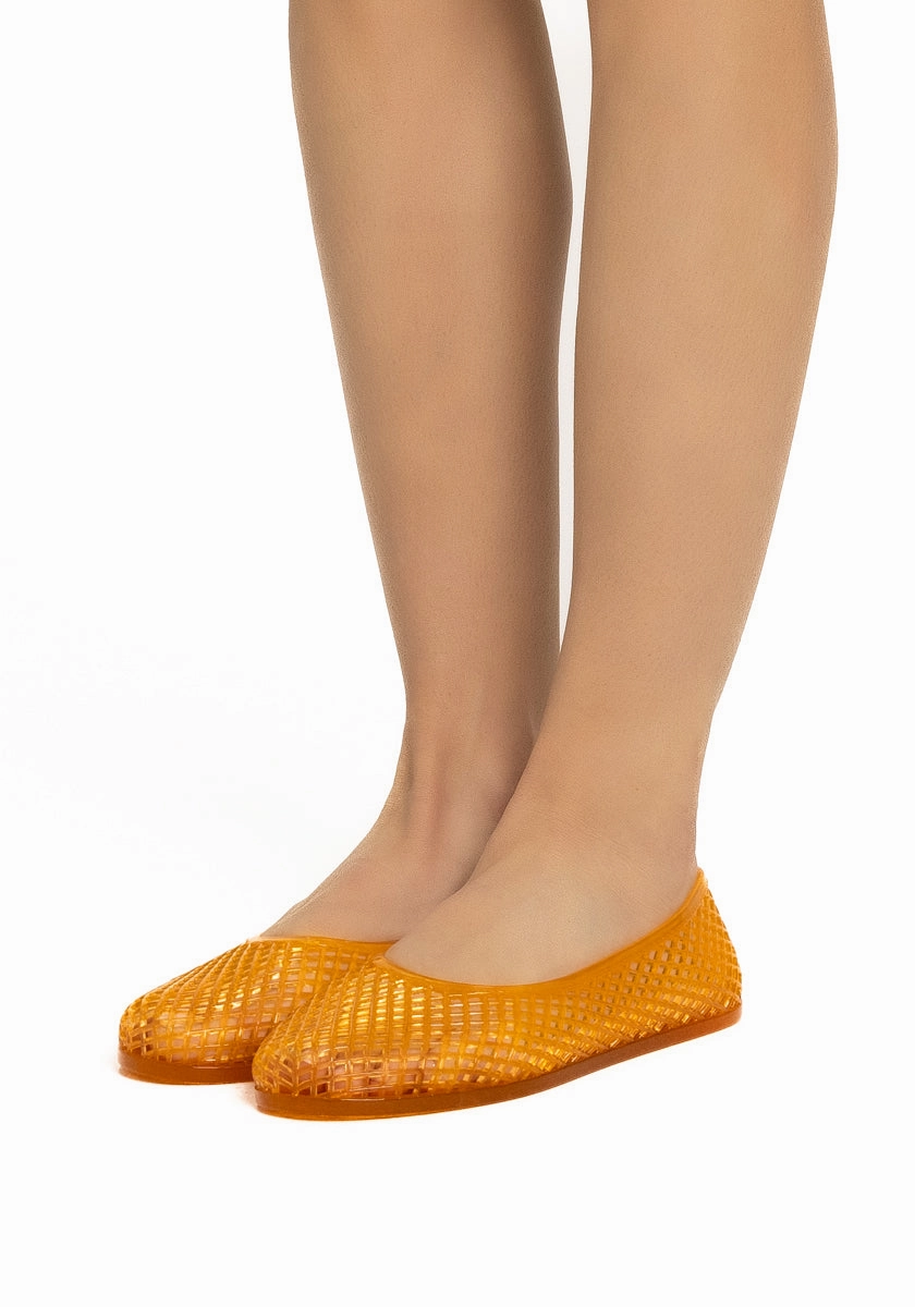 Platform Wedge Sandals Iro Orange