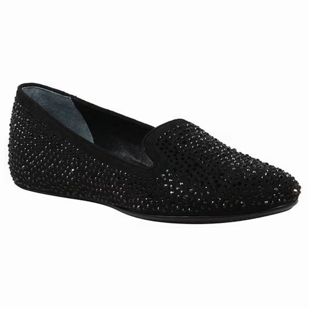 J. Renee Hanuko Black Suede Slip-On (Women's) Tactical Dress Shoe