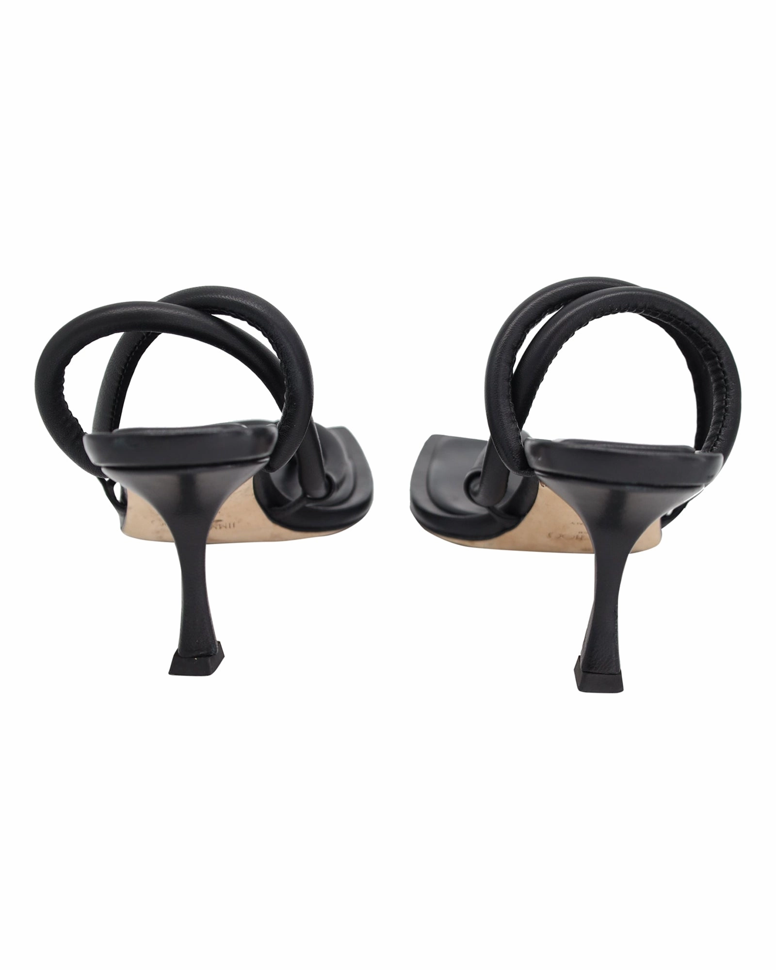 Jimmy Choo Cape 70 Sandals in Black Nappa Leather Sandals Barbados Vs Royal Barbados