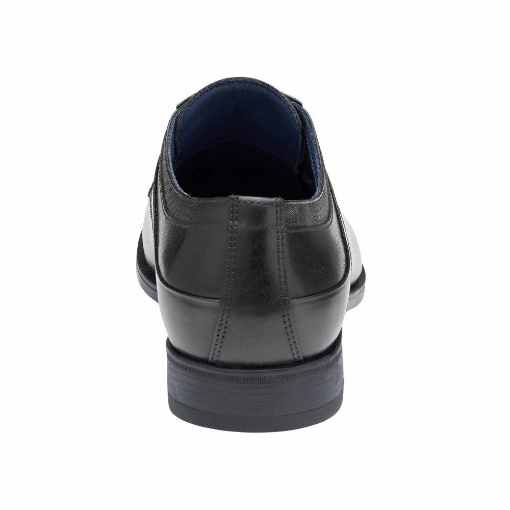 Johnston & Murphy Gibbons Cap Toe Black Full Grain Shoe (Men's) Wedding Shoes And Dress