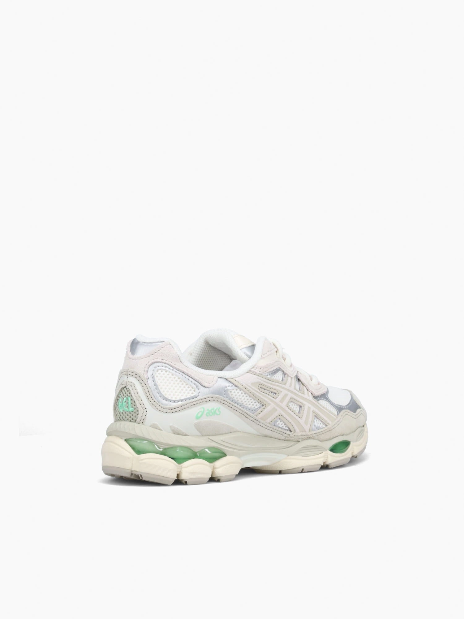 Gelnyc Cream Fossil suede Mesh Halston Shoes Flats