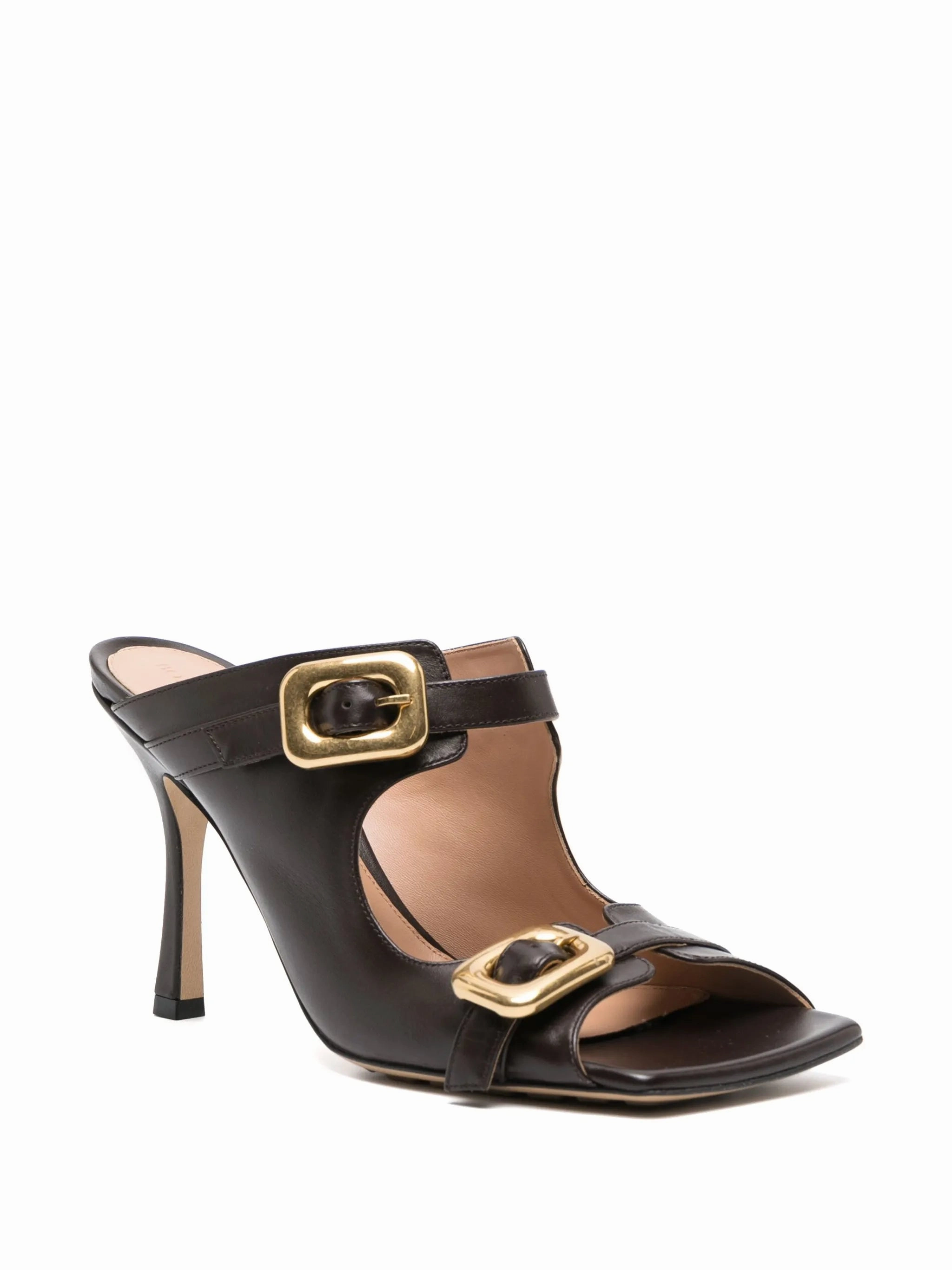 Shoes Sandals Platform buckled mule sandals