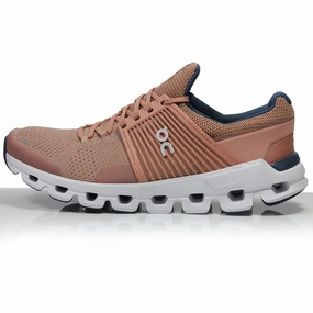 On Cloudswift Women's Running Shoe - Blush/Denim Cushioned Road Running Shoes