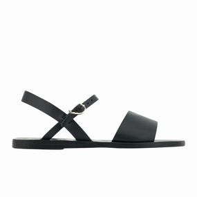 Kaliroi Black Flatform Gladiator Sandals