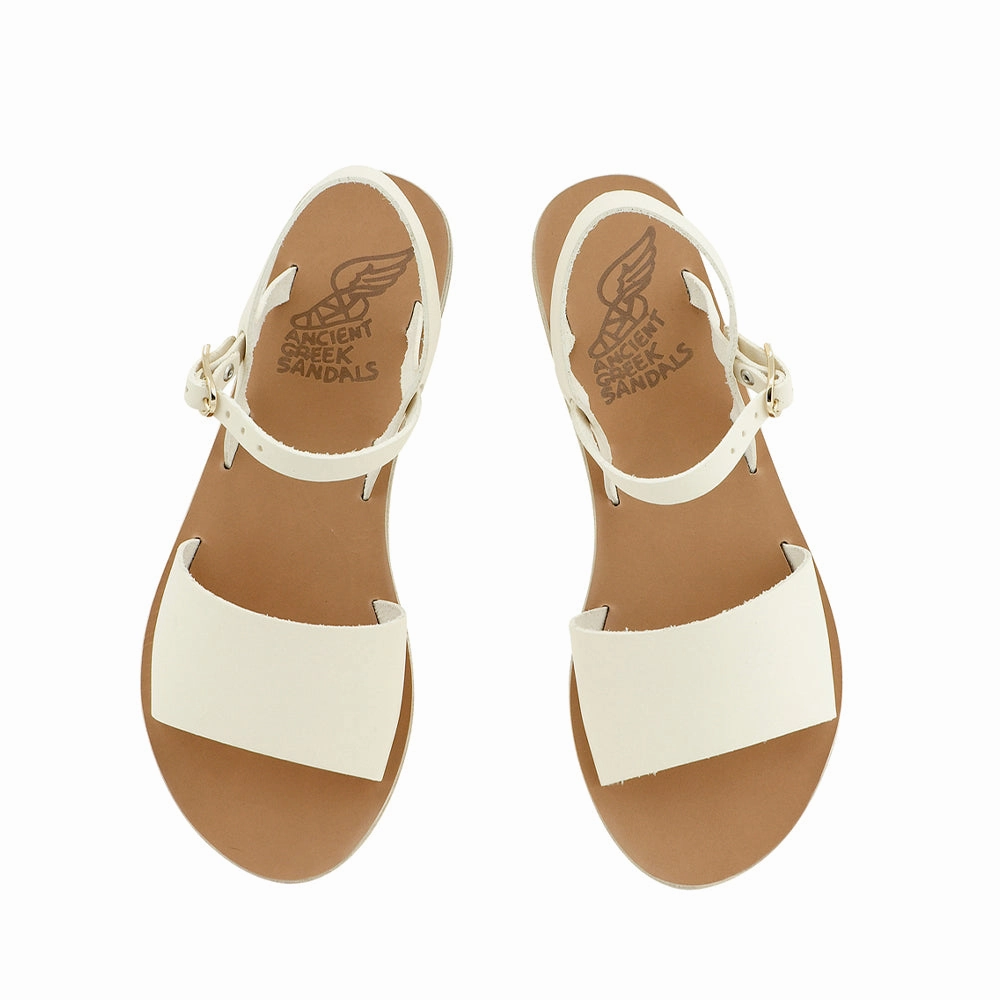 Kaliroi Off White Sandals For Arch Support