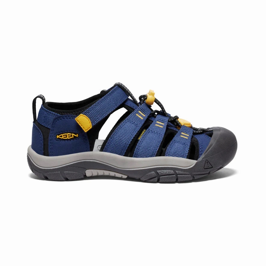Barbados Address Keen Big Kids' (Sizes 1-7) Newport H2 Youth Sandal - Naval Academy/Keen Yellow