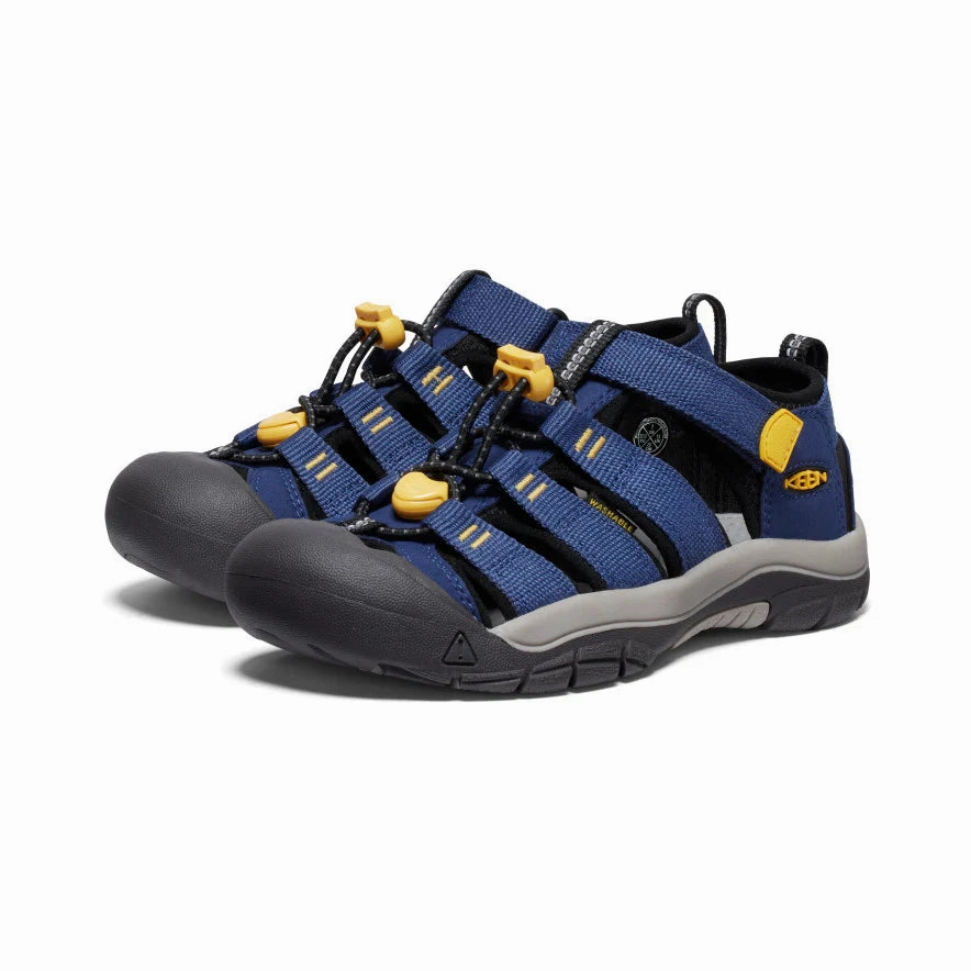 Keen Big Kids' (Sizes 1-7) Newport H2 Youth Sandal - Naval Academy/Keen Yellow Sandals Royal Caribbean Map