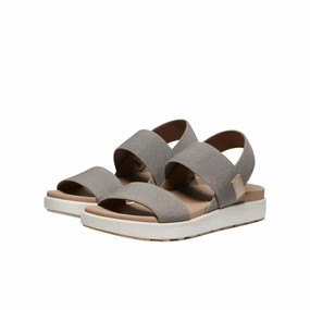 Sandals Platform Flat Keen Women's Elle Backstrap Sandal - Brindle/Birch