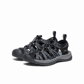 Walking Sandals Keen Women's Whisper Sandal - Black/Steel Grey