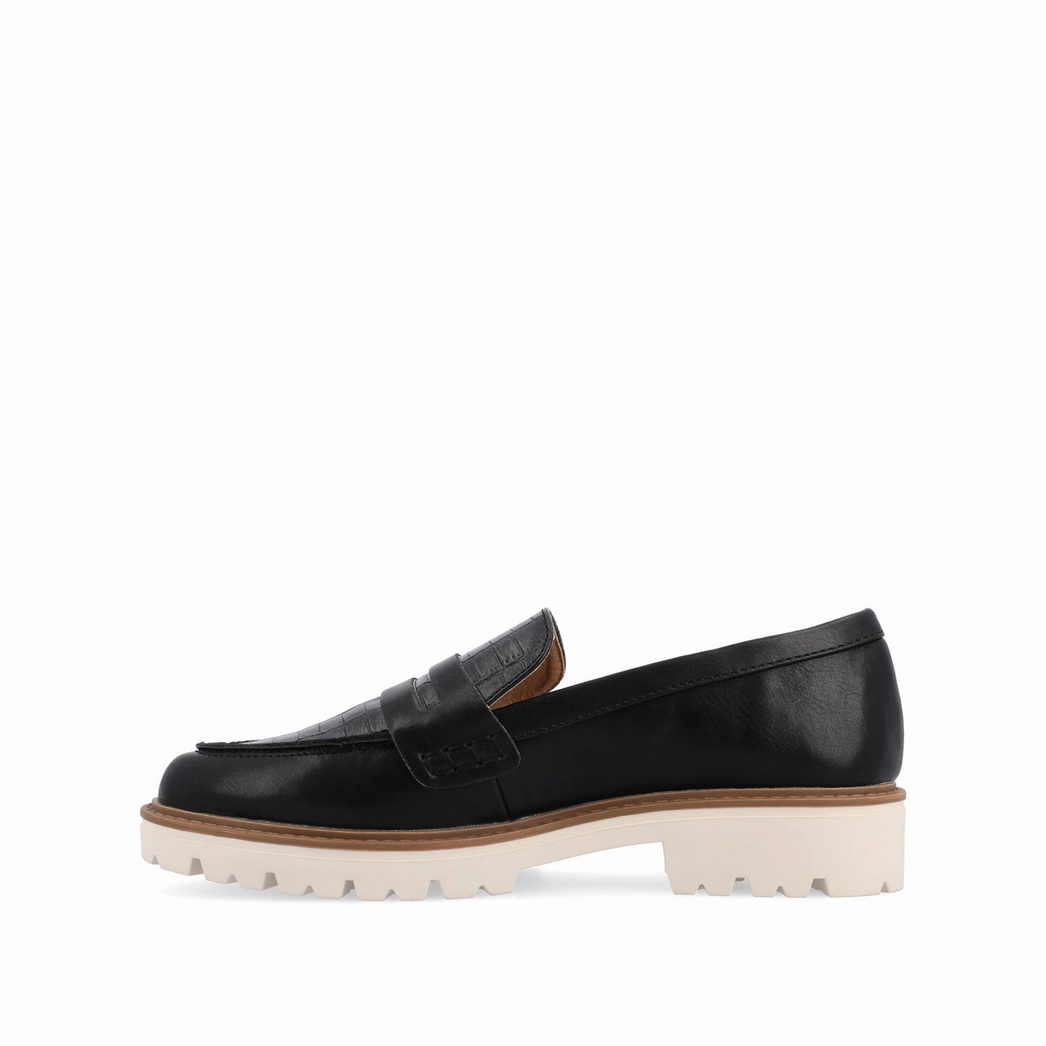 Penny Loafers 1950s KENLY LOAFER FLATS IN VEGAN LEATHER
