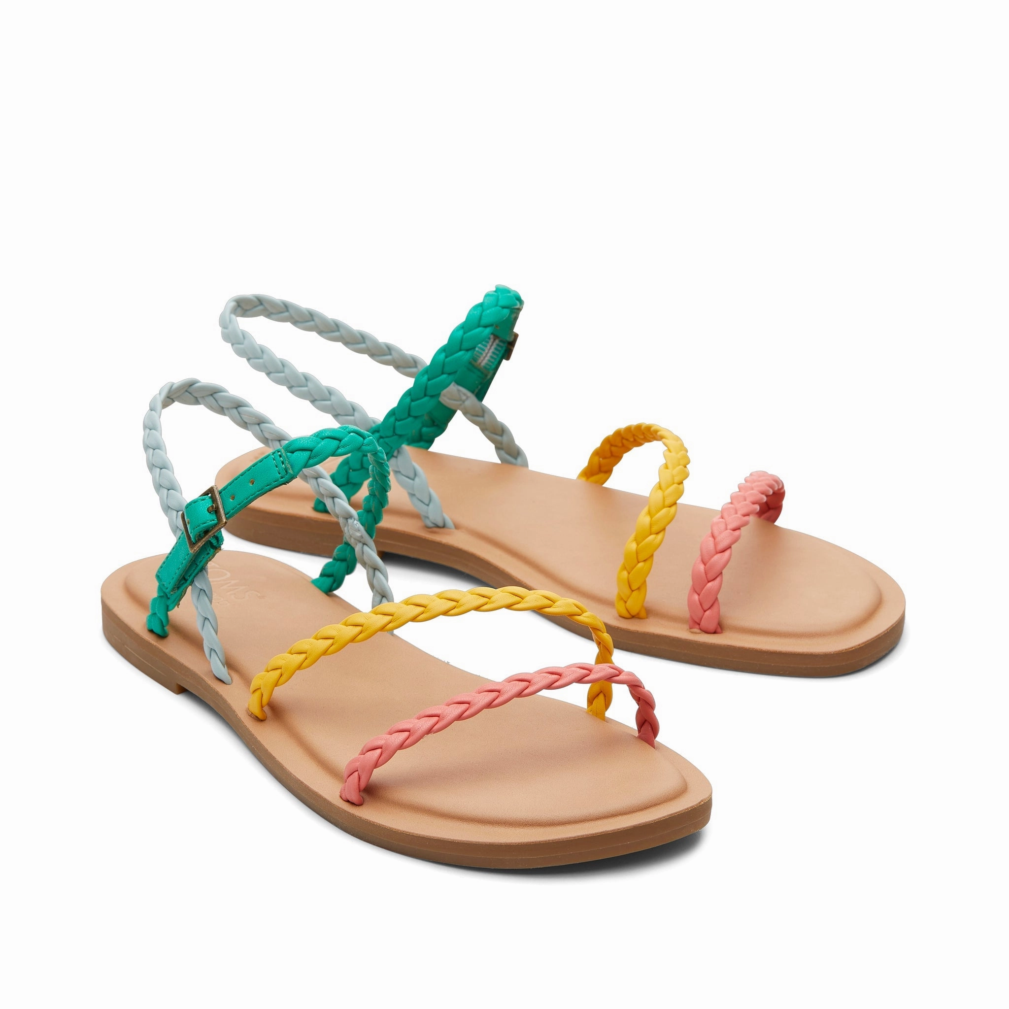 Sandals Tanning Kira Colorful Strappy Sandals