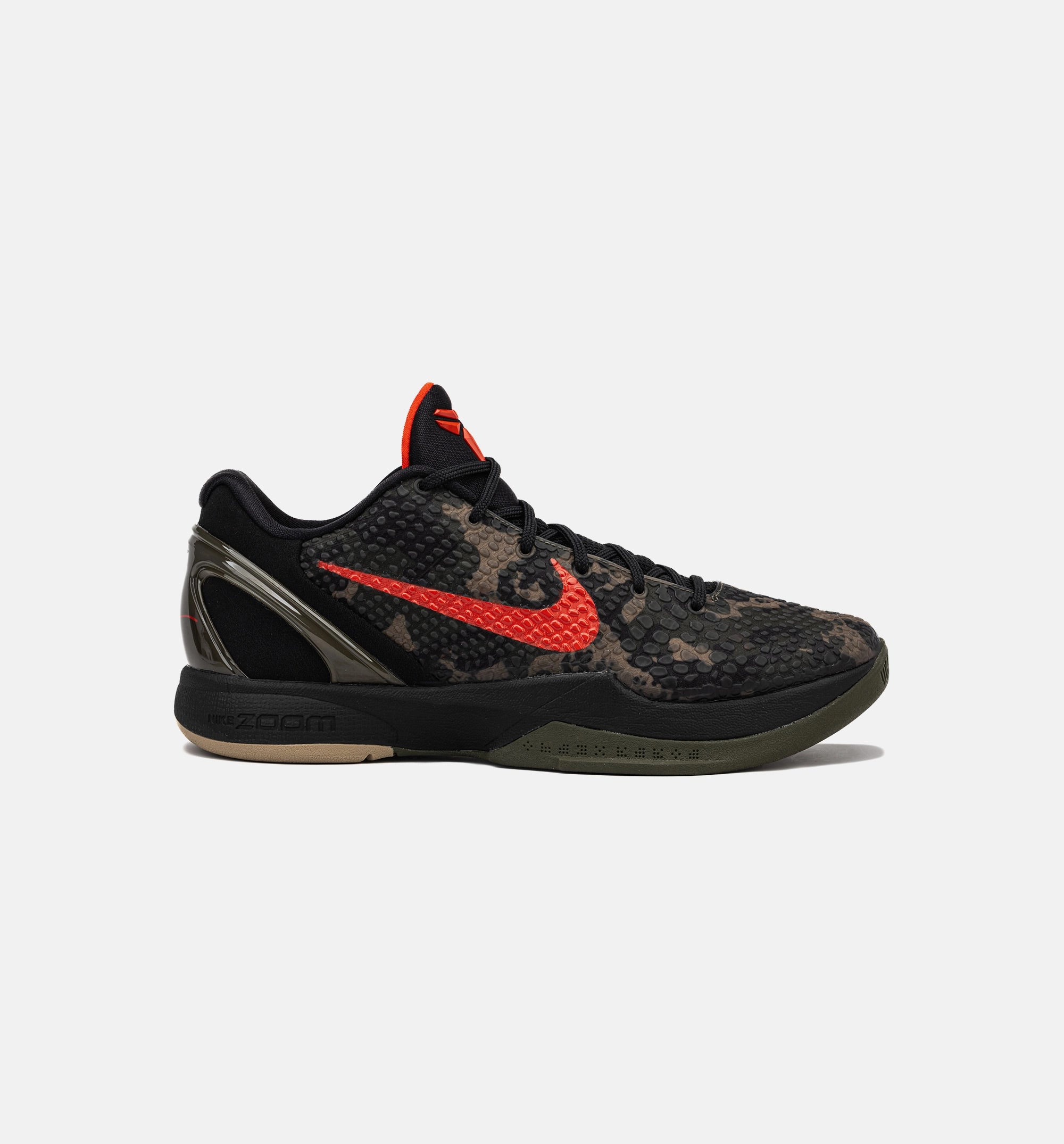 Waterproof Suede Boots Kobe 6 Protro Italian Camo Mens Lifestyle Shoe - Black/Crimson Bog/Khaki Limit One Per Customer